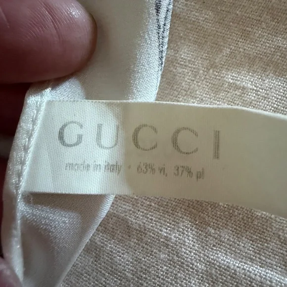 Vintage Iconic Gucci equestrian-themed horsebit scarf - Picture 7 of 8